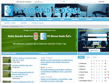 Tablet Screenshot of fkduslosala.sk
